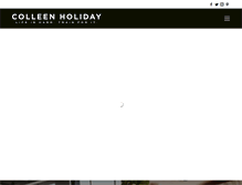 Tablet Screenshot of colleenholiday.com